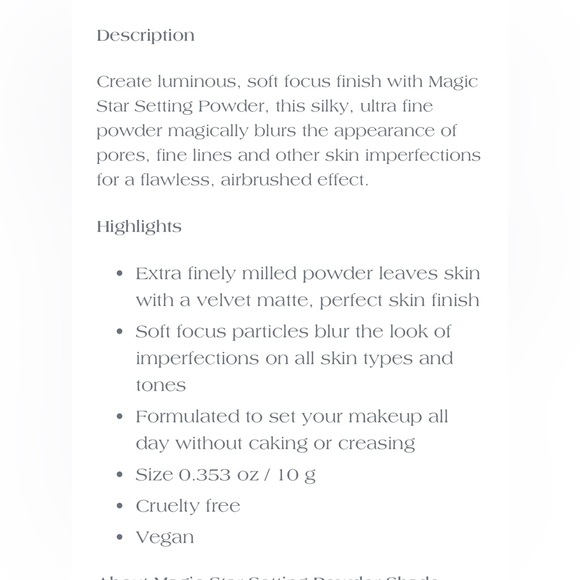 Jeffree Star Beige Luminous Magic Star Weightless Setting Powder NEW 10G NIB - Picture 14 of 14